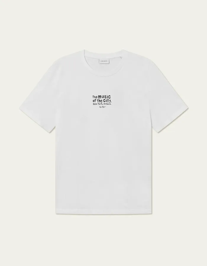 Men Luca TShirt 8211 WhiteWhite Les Deux Tshirts