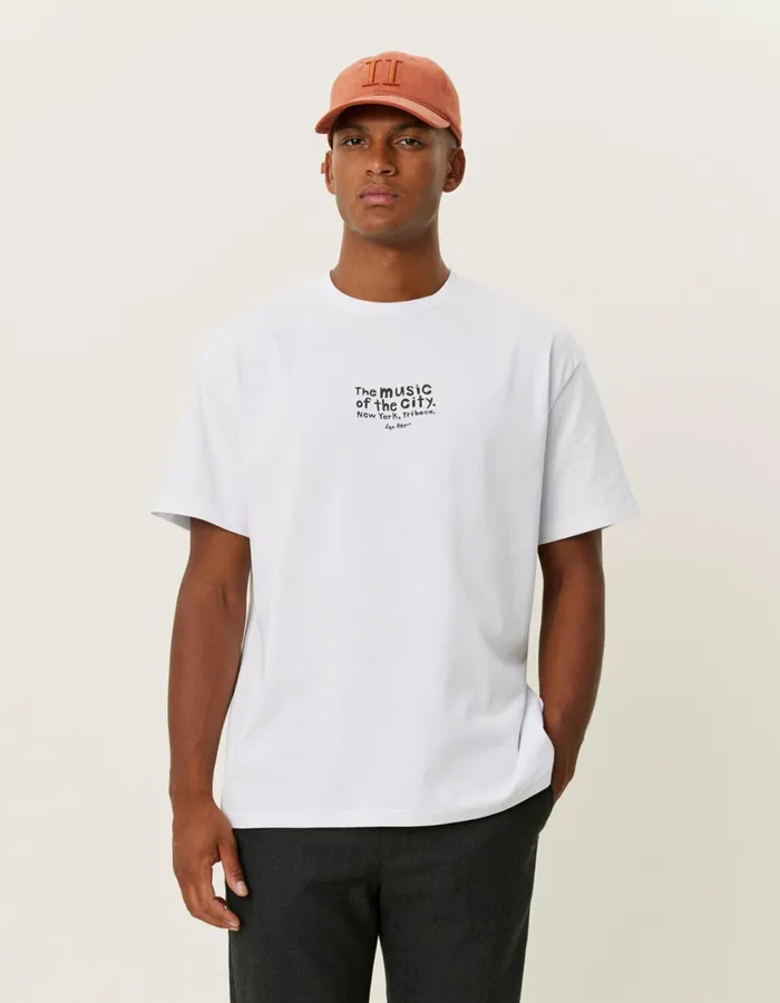 Men Luca TShirt 8211 WhiteWhite Les Deux Tshirts
