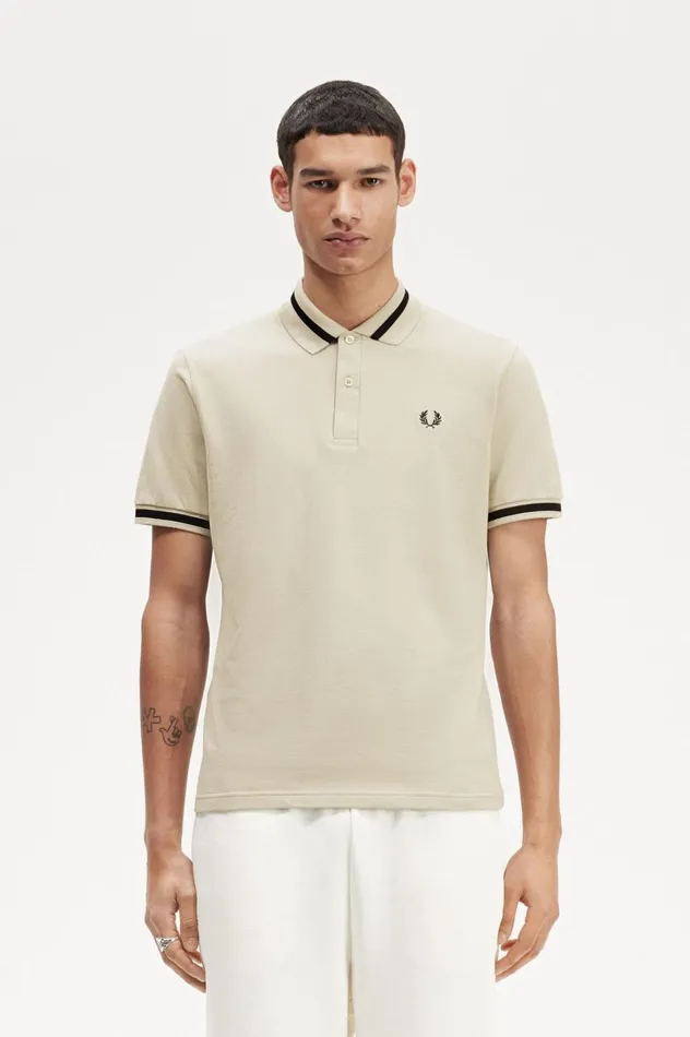 Men Made In EnglandM2 Light Oysternavy Fred Perry Polo Shirts