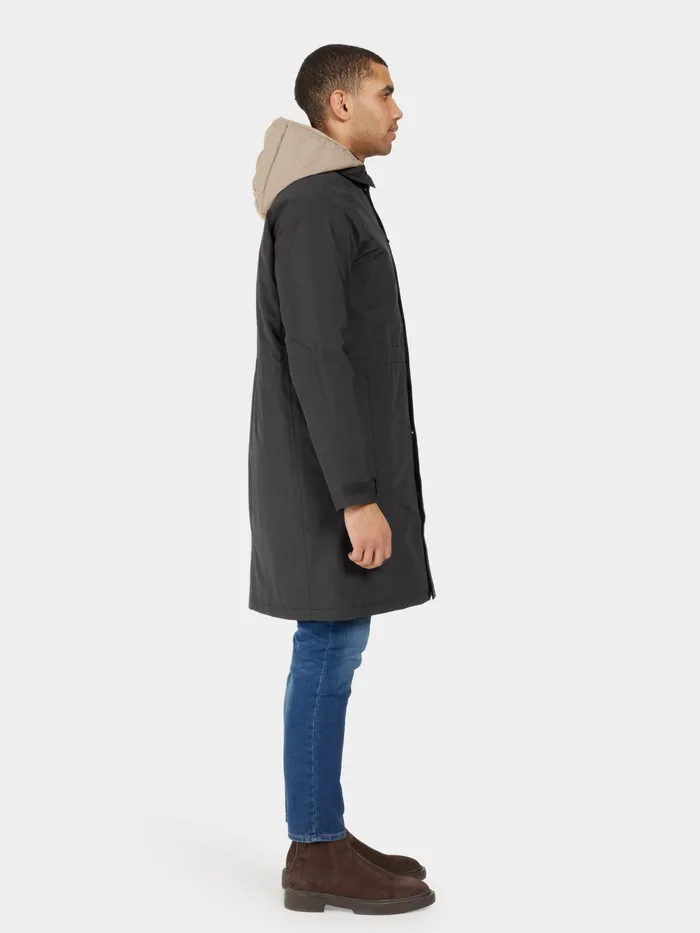 Men Malik Parka Black Didriksons Autumn Jackets
