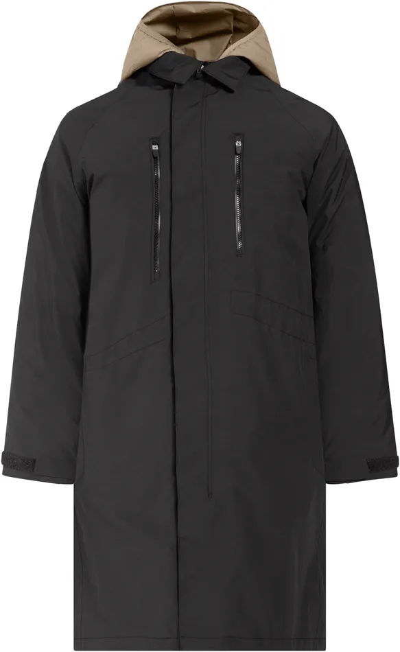 Men Malik Parka Black Didriksons Autumn Jackets