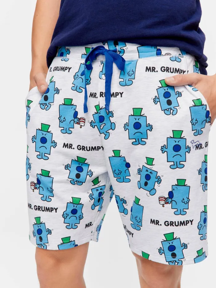 Men Mr Grumpy Mid Short Multi Peter Alexander Shorts