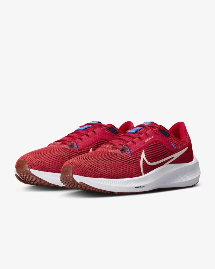 Men Nike All Shoes Pegasus 40 University Redmidnight Navyblue Joysea Glass