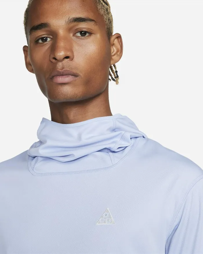 Men Nike Hoodies And Sweatshirts ACG DriFIT ADV 039Lava Tree039 Cobalt Blisssummit White