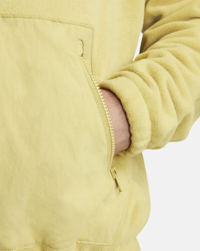 Men Nike Hoodies And Sweatshirts Club Fleece Buff Goldblack