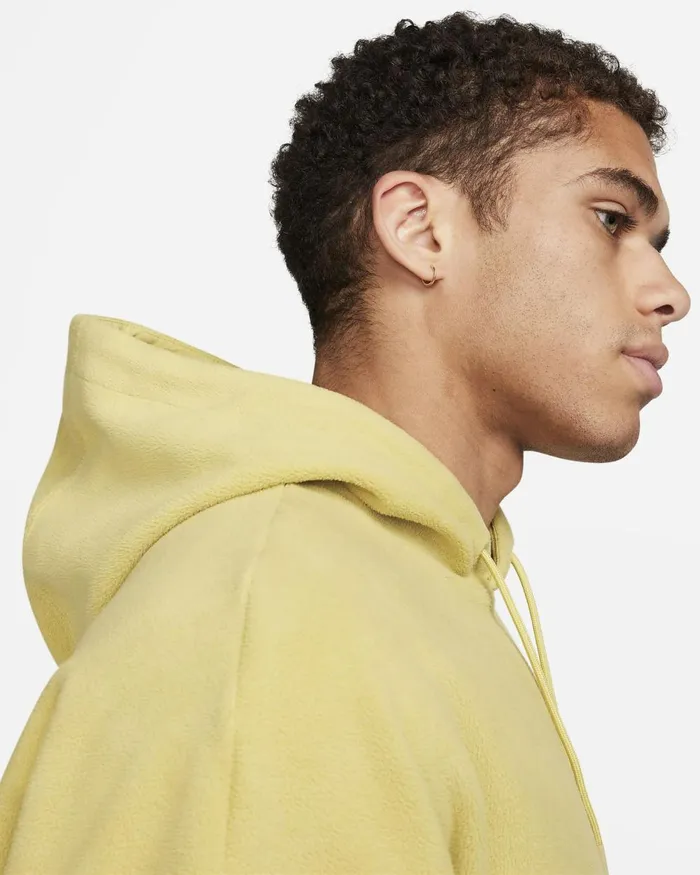 Men Nike Hoodies And Sweatshirts Club Fleece Buff Goldblack