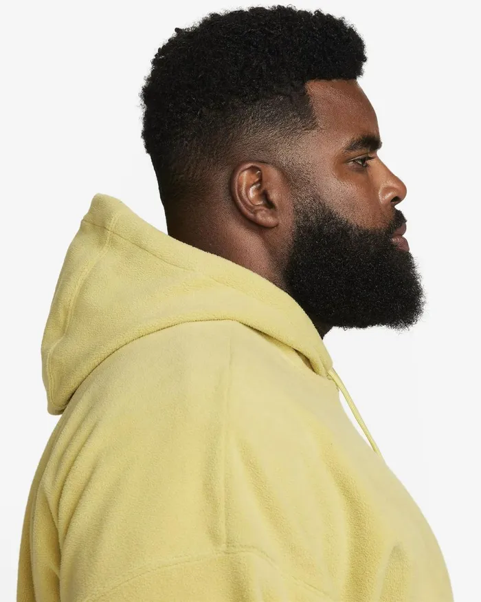 Men Nike Hoodies And Sweatshirts Club Fleece Buff Goldblack
