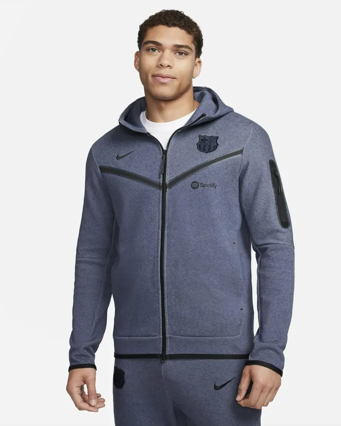 Men Nike Hoodies And Sweatshirts FC Barcelona Tech Fleece Windrunner Third Thunder Blueblack Men Nike Hoodies And Sweatshirts FC Barcelona Tech Fleece Windrunner Third Thunder Blueblack