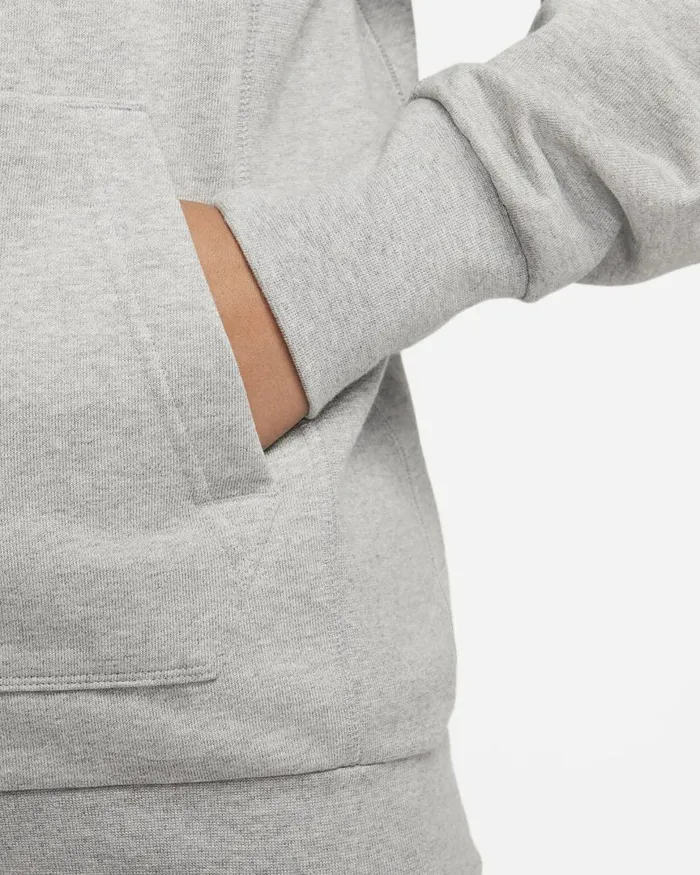 Men Nike Hoodies And Sweatshirts Standard Issue Dark Grey Heatherpale Ivory