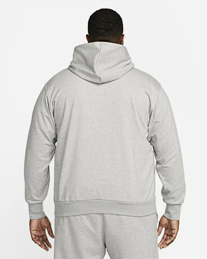 Men Nike Hoodies And Sweatshirts Standard Issue Dark Grey Heatherpale Ivory