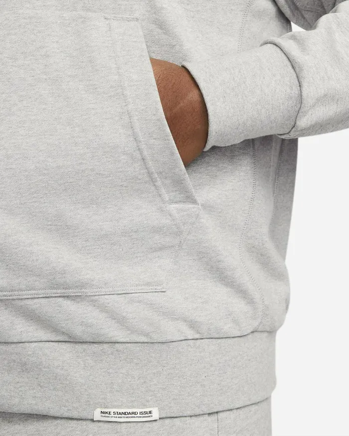 Men Nike Hoodies And Sweatshirts Standard Issue Dark Grey Heatherpale Ivory
