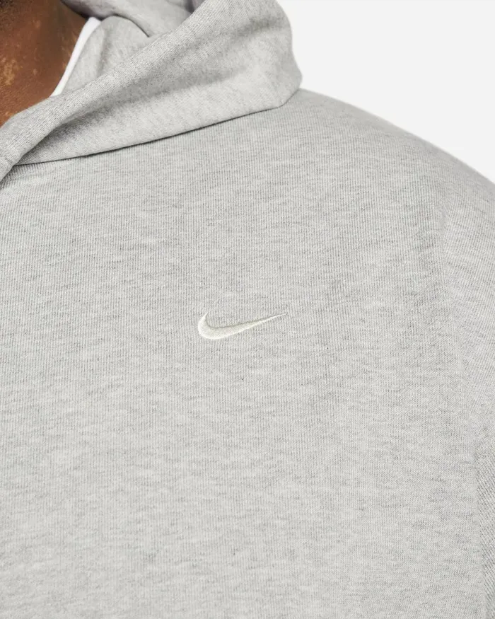 Men Nike Hoodies And Sweatshirts Standard Issue Dark Grey Heatherpale Ivory