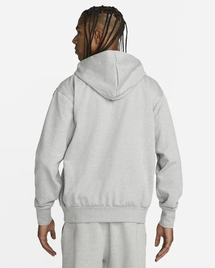 Men Nike Hoodies And Sweatshirts Standard Issue Dark Grey Heatherpale Ivory