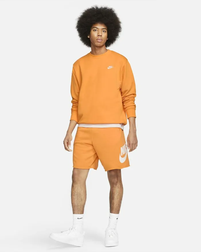Men Nike Shorts Club Alumni Sundialwhitewhite