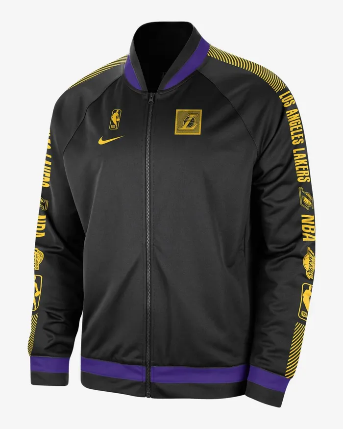 Men Nike Tracksuits Los Angeles Lakers Starting 5 Courtside Blackfield Purple Men Nike Tracksuits Los Angeles Lakers Starting 5 Courtside Blackfield Purple