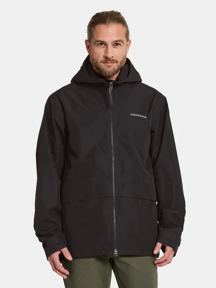 Men Nordic Jacket Black Didriksons Spring Jackets