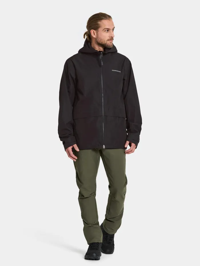 Men Nordic Jacket Black Didriksons Spring Jackets