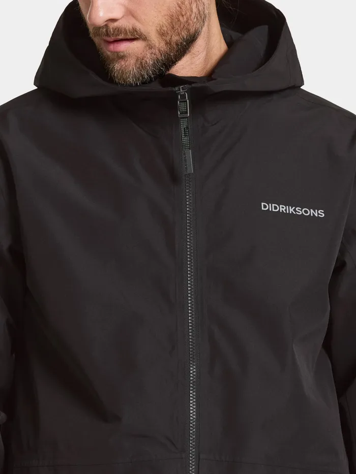 Men Nordic Jacket Black Didriksons Spring Jackets