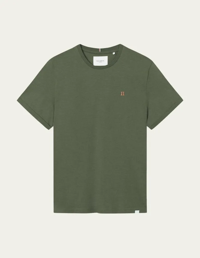 Men Norregaard TShirt 8211 Olive NightOrange Les Deux Tshirts