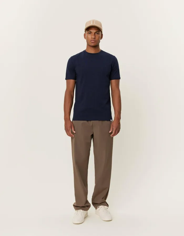 Men Norregaard Tonal TShirt 8211 Dark Navy Les Deux Tshirts
