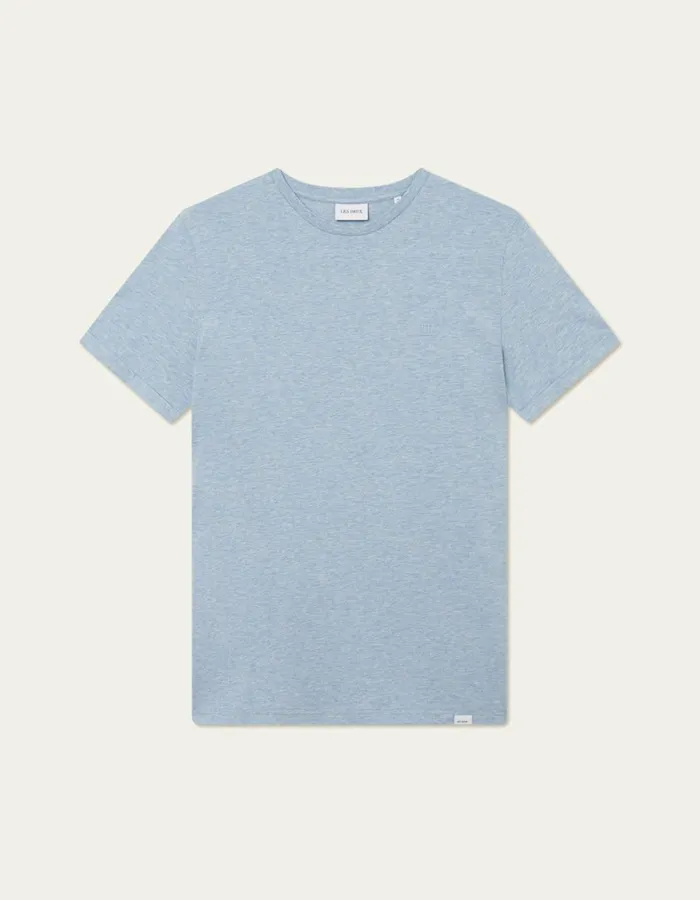 Men Norregaard Tonal TShirt 8211 Xenon Blue Melange Les Deux Tshirts