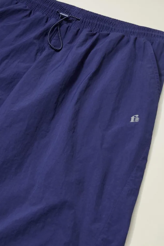 Men Nylon Windbreaker Pant Navy Blue Bonobos Joggers and Athleisure