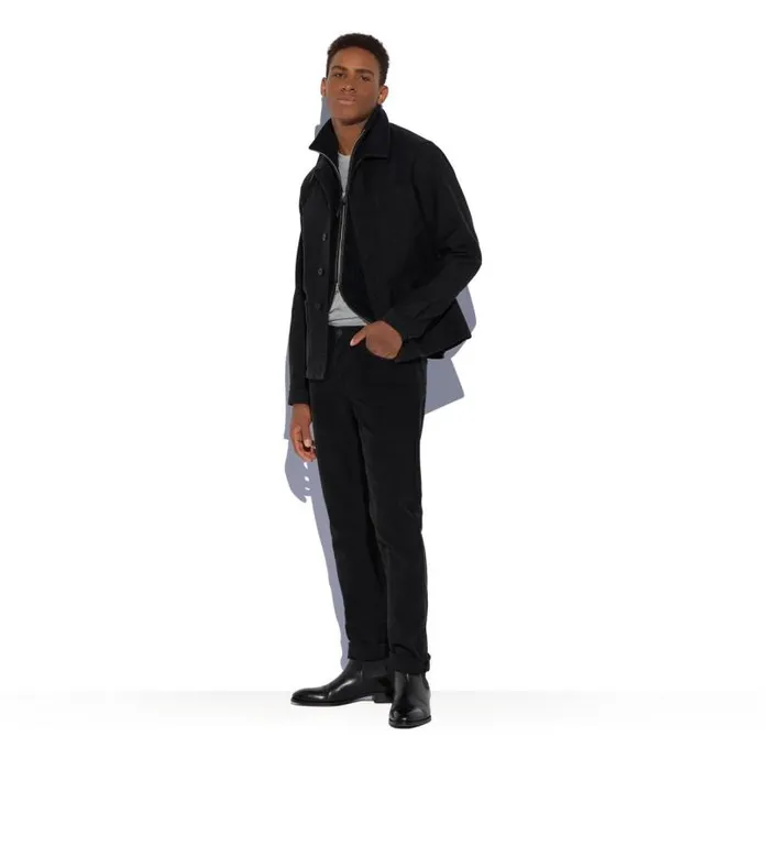 Men Outerwear Tom Ford Brushed Cotton Chore Jacket Black Men Outerwear Tom Ford Brushed Cotton Chore Jacket Black