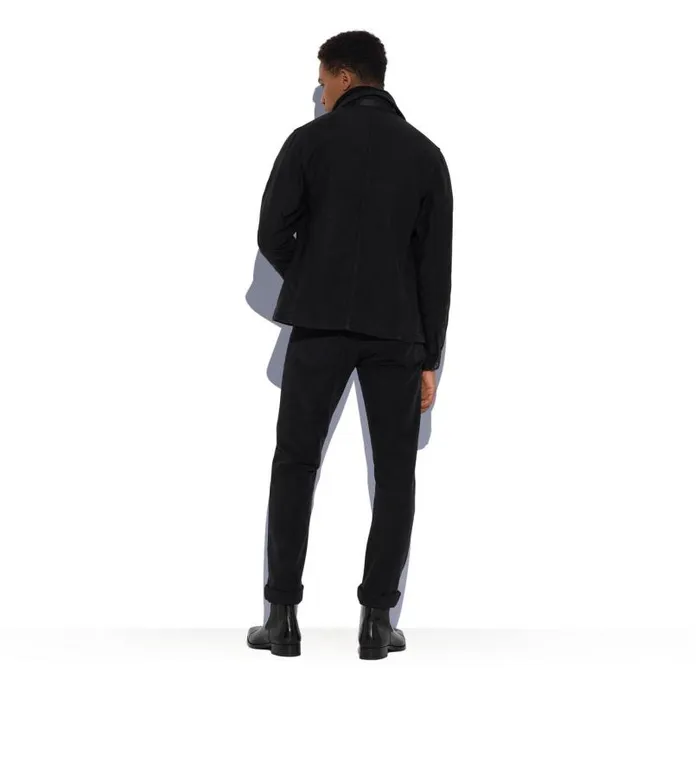 Men Outerwear Tom Ford Brushed Cotton Chore Jacket Black Men Outerwear Tom Ford Brushed Cotton Chore Jacket Black