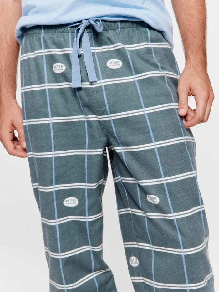 Men PA Classic Flannelette Pj Pant Multi Peter Alexander Pants