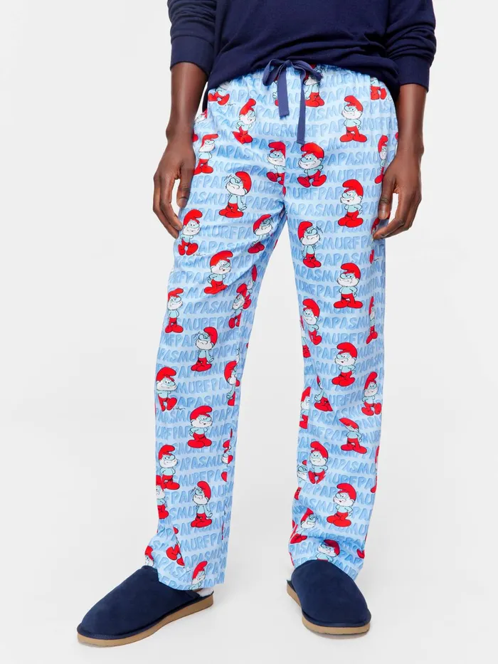 Men Papa Smurf Classic Pj Pant Multi Peter Alexander Pants
