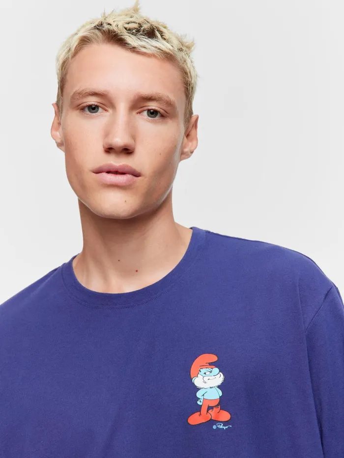 Men Papa Smurf Tee Navy Peter Alexander Tops