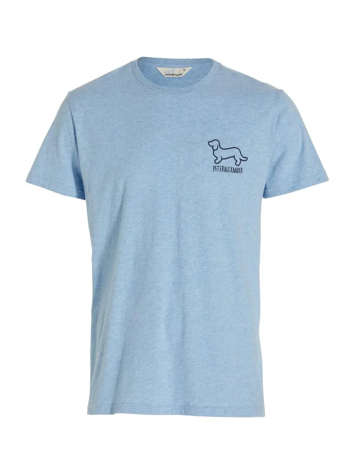Men Penny Logo Tee Navy Peter Alexander Tops