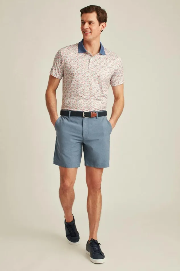 Men Performance Link Shorts Downpour Heather Bonobos Casual Shorts