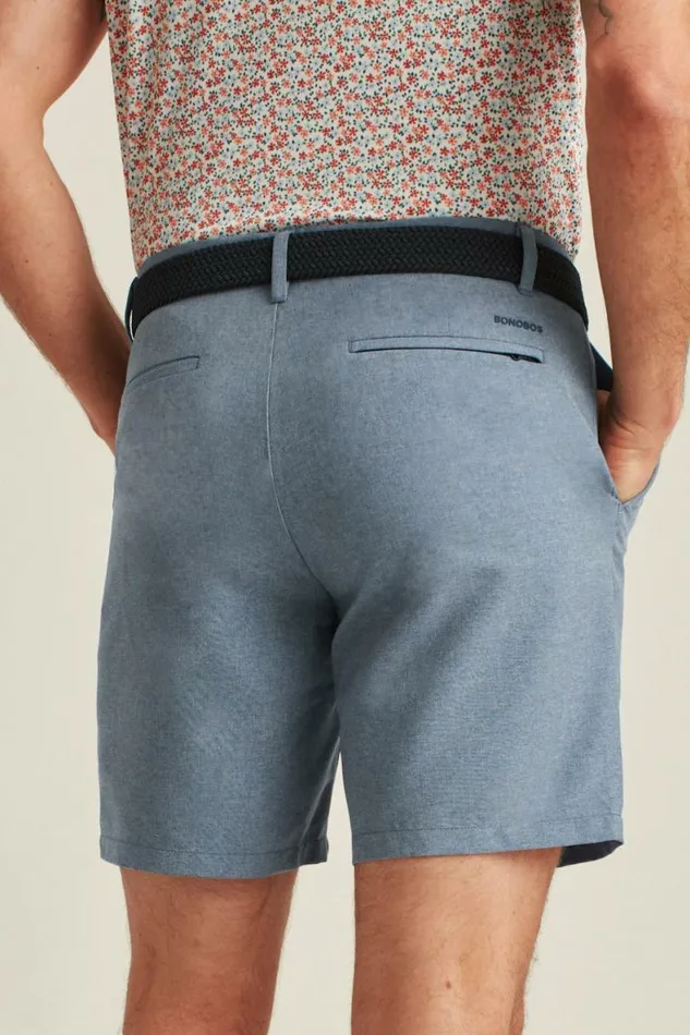 Men Performance Link Shorts Downpour Heather Bonobos Casual Shorts