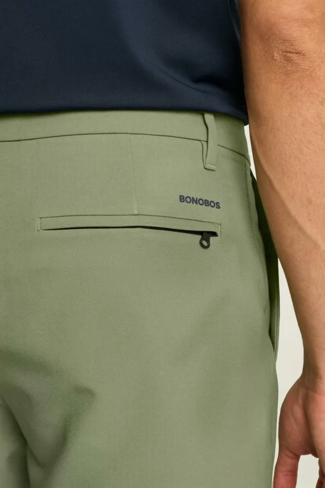 Men Performance Link Shorts Fern Green Bonobos Casual Shorts