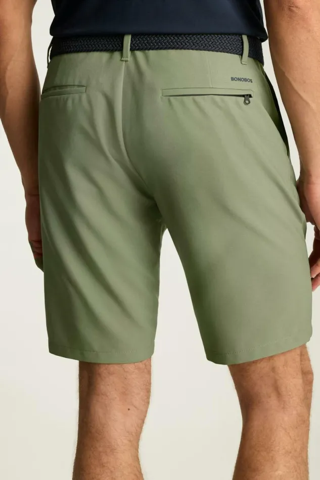 Men Performance Link Shorts Fern Green Bonobos Casual Shorts
