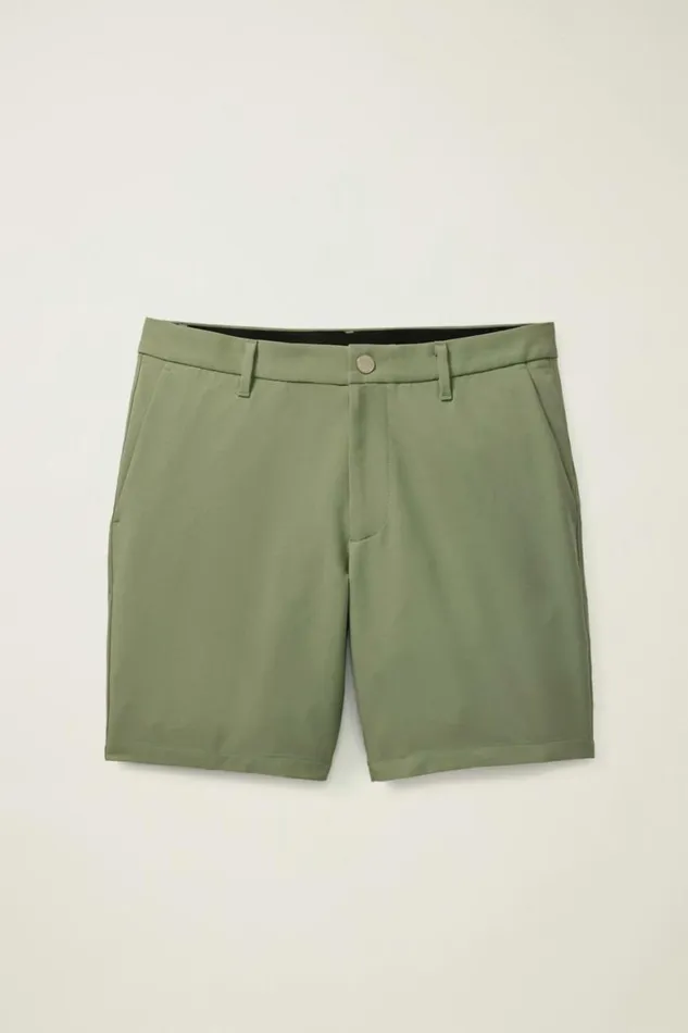 Men Performance Link Shorts Fern Green Bonobos Casual Shorts