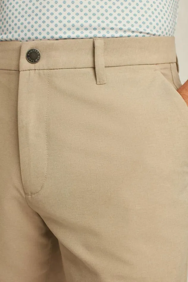 Men Performance Link Shorts Khaki Heather Bonobos Casual Shorts