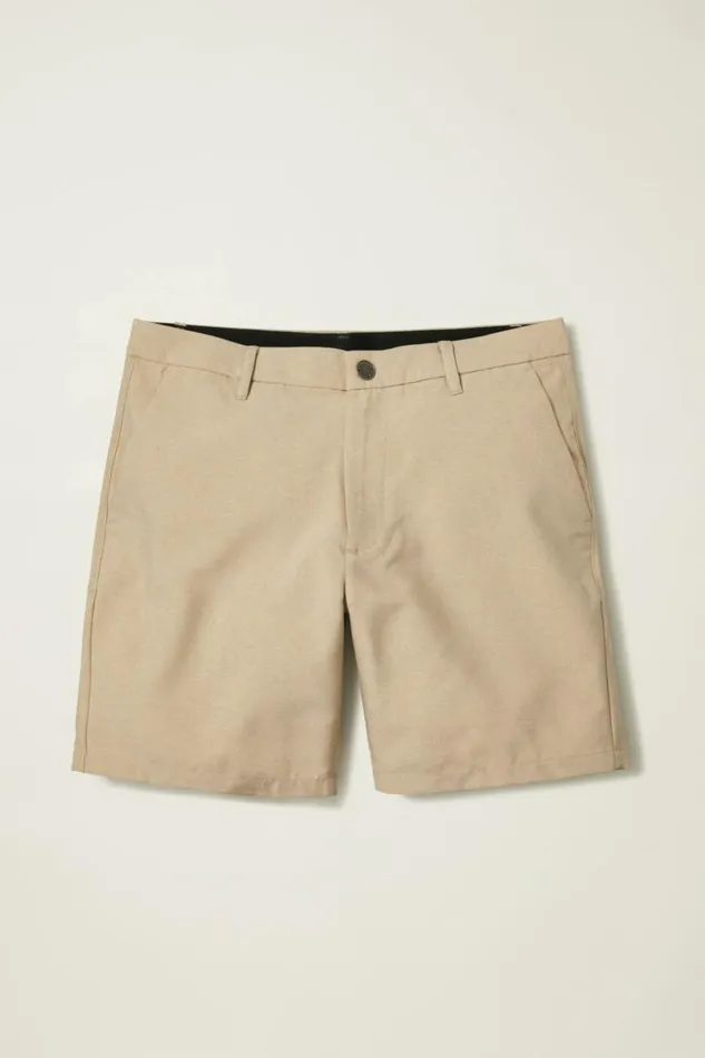 Men Performance Link Shorts Khaki Heather Bonobos Casual Shorts