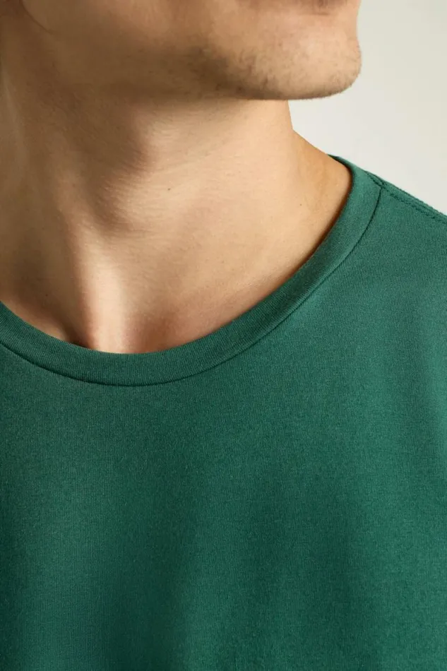Men Pima Performance Tee Forest Green Bonobos Short Sleeve Tees