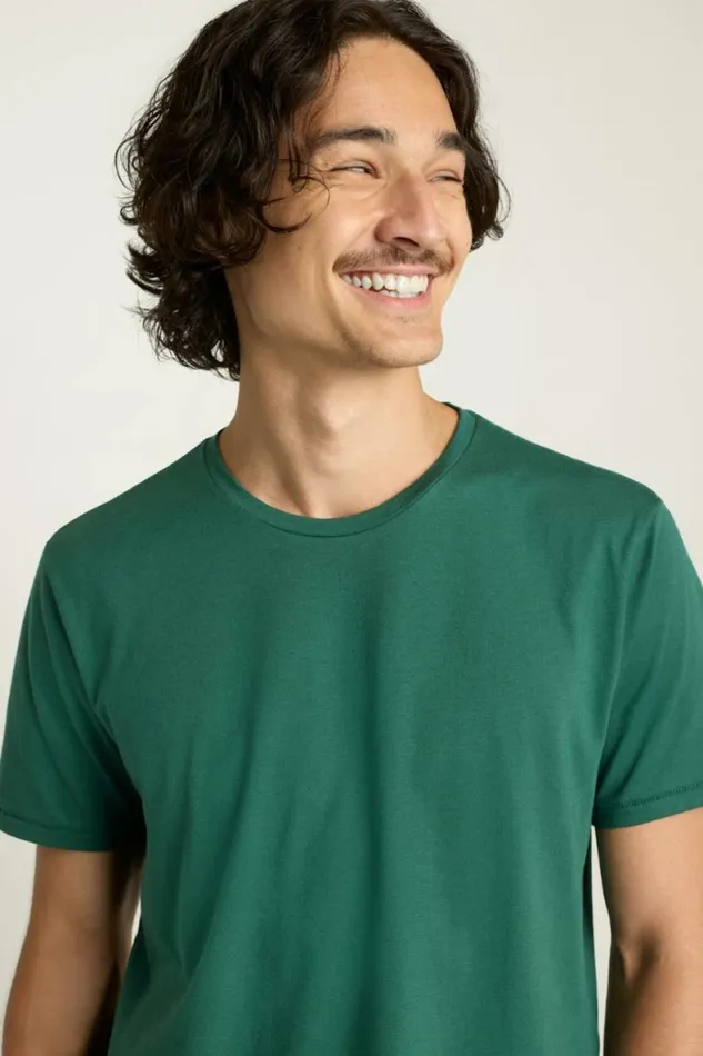 Men Pima Performance Tee Forest Green Bonobos Short Sleeve Tees