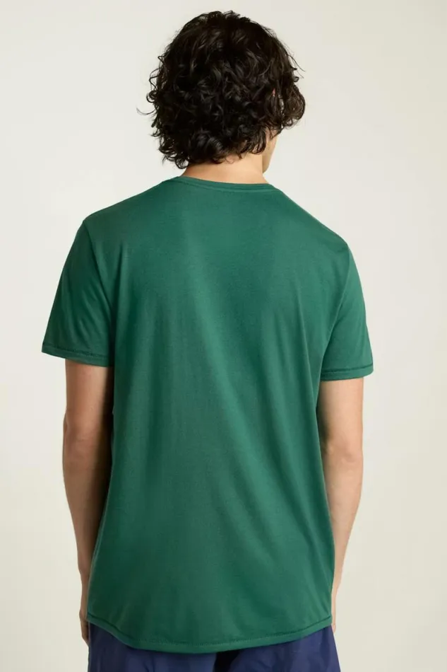 Men Pima Performance Tee Forest Green Bonobos Short Sleeve Tees