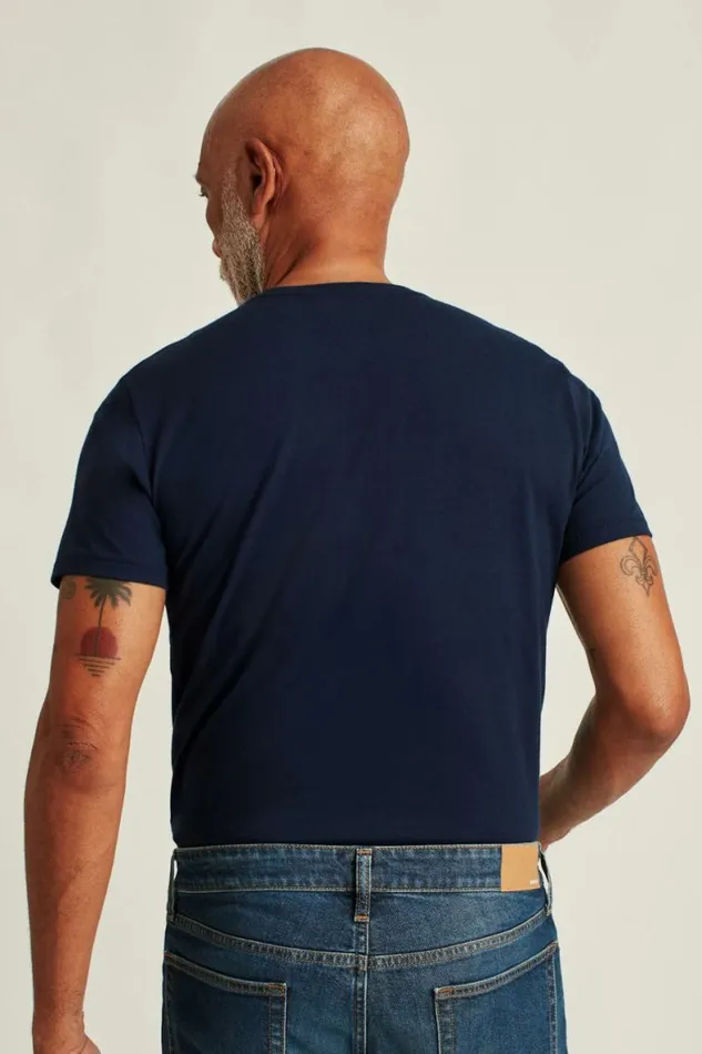 Men Pima Performance Tee Navy Bonobos Short Sleeve Tees