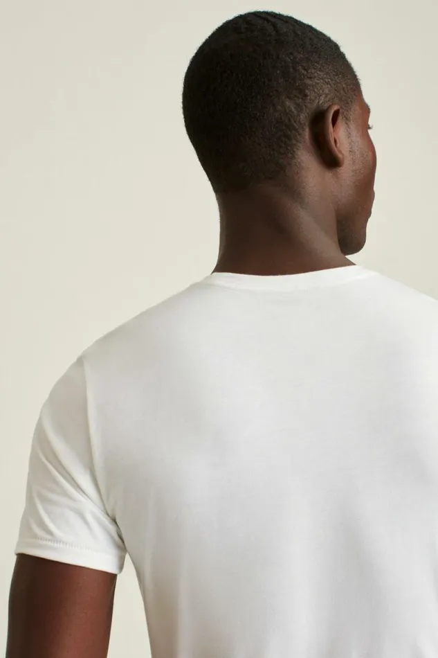 Men Pima Performance Tee White Bonobos Short Sleeve Tees