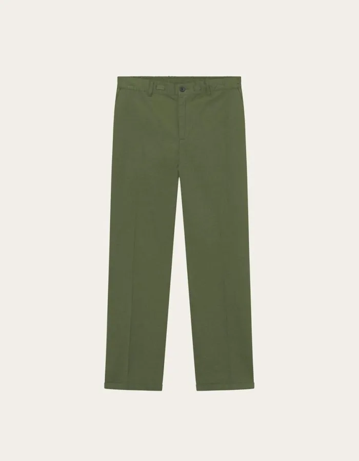 Men Pino CottonLinen Pants 8211 Chive Green Les Deux Pants