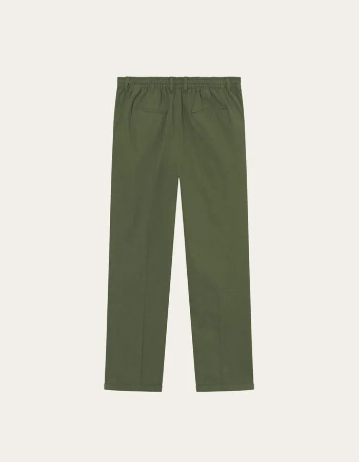 Men Pino CottonLinen Pants 8211 Chive Green Les Deux Pants
