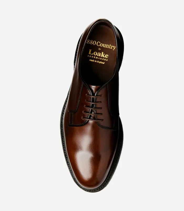 Men Plain Ties Loake Leyburn Dark Brown