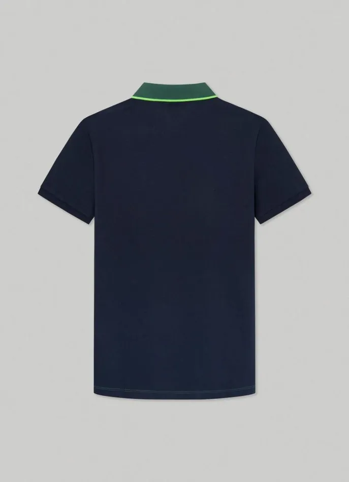 Men Polo Shirts Hackett London Hackett Sport Classic Fit Polo Greengrey