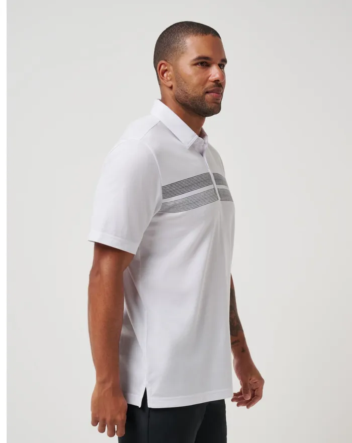 Men Polos TravisMathew ARIZONA DIAMONDBACKS TOP RECRUIT POLO White