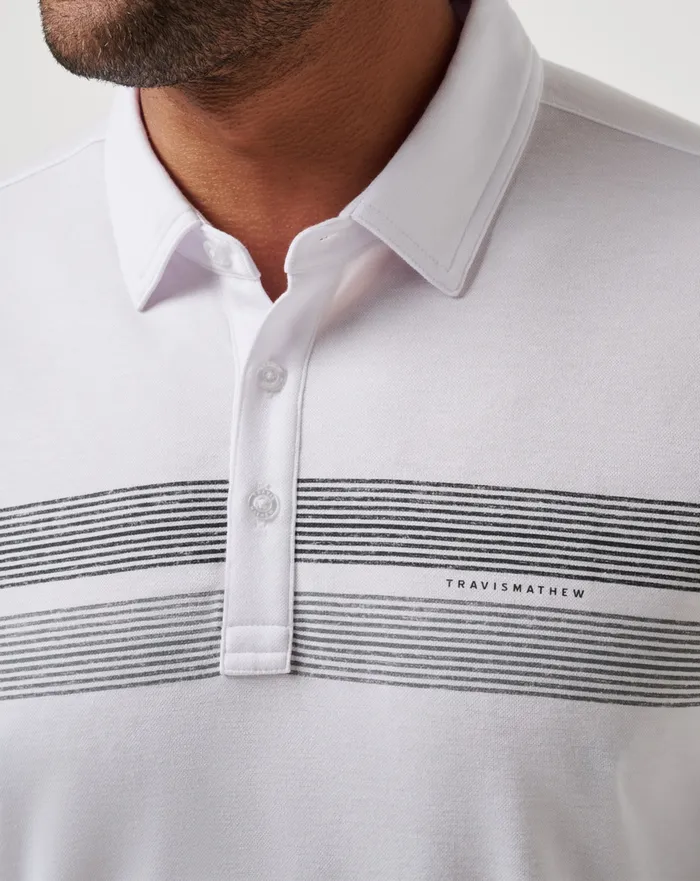Men Polos TravisMathew ARIZONA DIAMONDBACKS TOP RECRUIT POLO White
